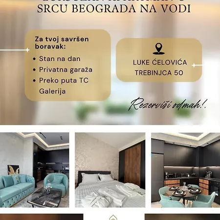 Elegant 2Br BW Apartment 2 Bathrooms -Private Garage A1 Residence BW * בלגרד